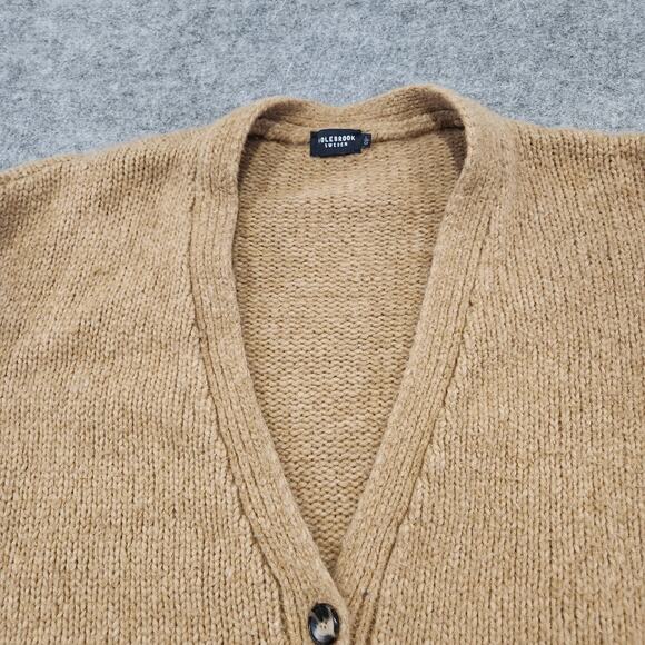 Holebrook Sweden Womens L Large Rigmor Cardigan Merino Wool Soft Knit Sweater - Picture 6 of 14